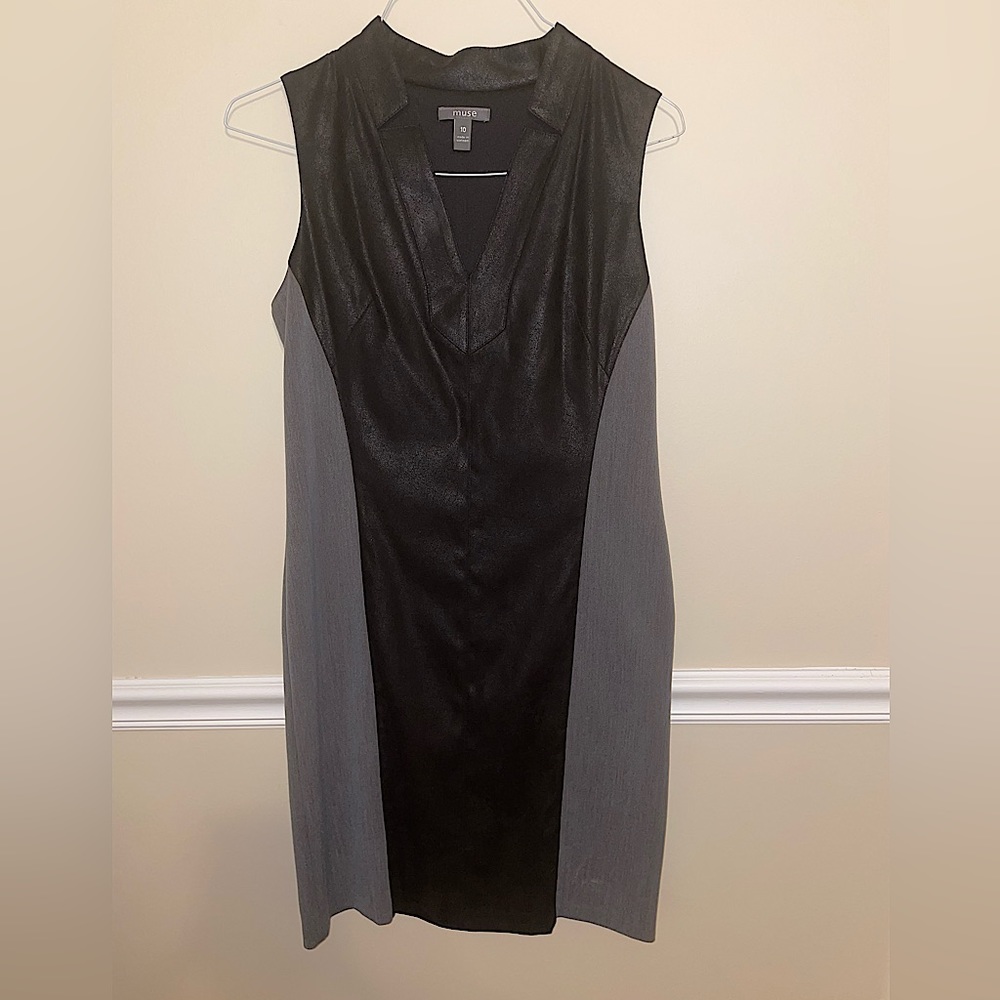 Black and Gray Dress